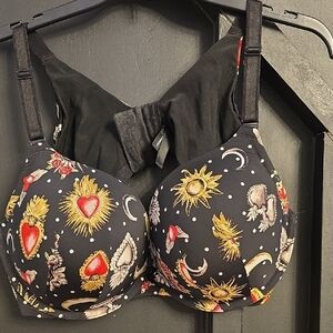 Women's Black Patterned TORRID Bra